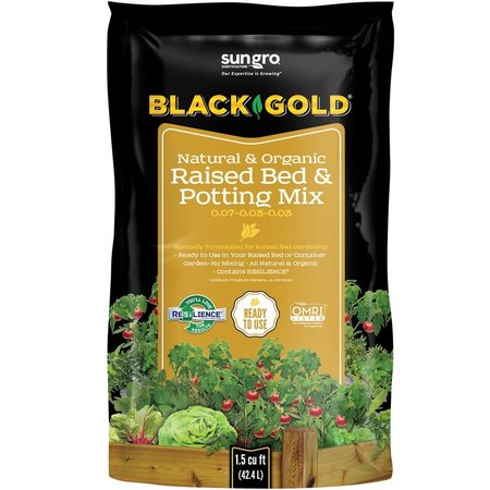 BLACK GOLD Mix Bed & Potting Raised 1.5Cf 1423004.CFL1.5P